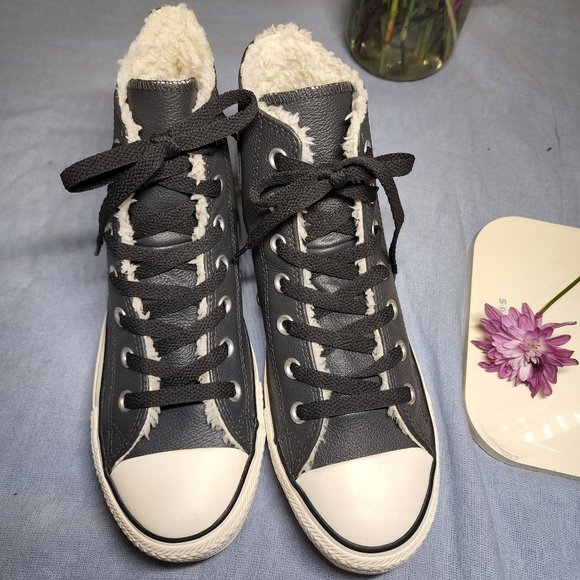 Converse Shoes - Converse Chuck Taylor All Star Winter Water-Repellent High Top, Blue Sz W8/Men5